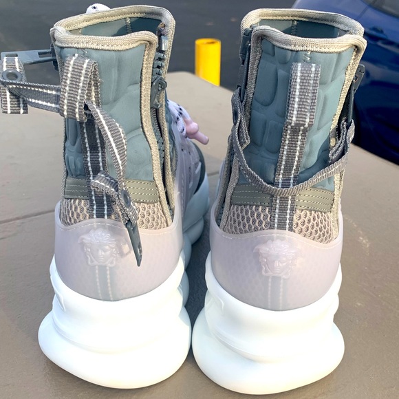 2 Chainz x Versace Chain Reaction High ’Grey’ - Picture 2 of 7